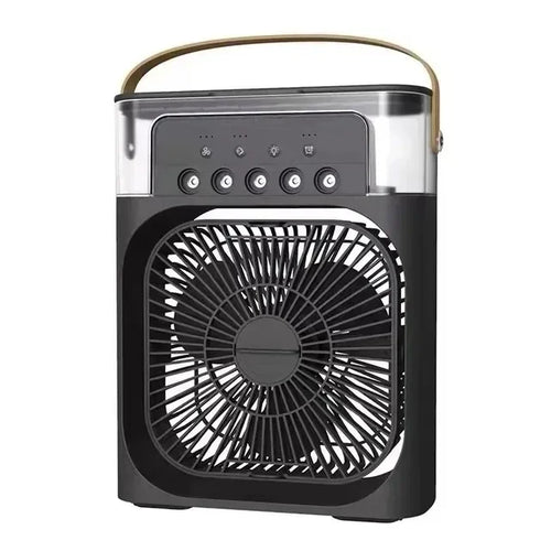 3 In 1 Summer Cooling Fan Portable Desktop Humidifier USB Mini Air Conditioners Night Light Water Mist For Home Or Office